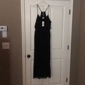 NWT Bar III Black palazzo pants romper.